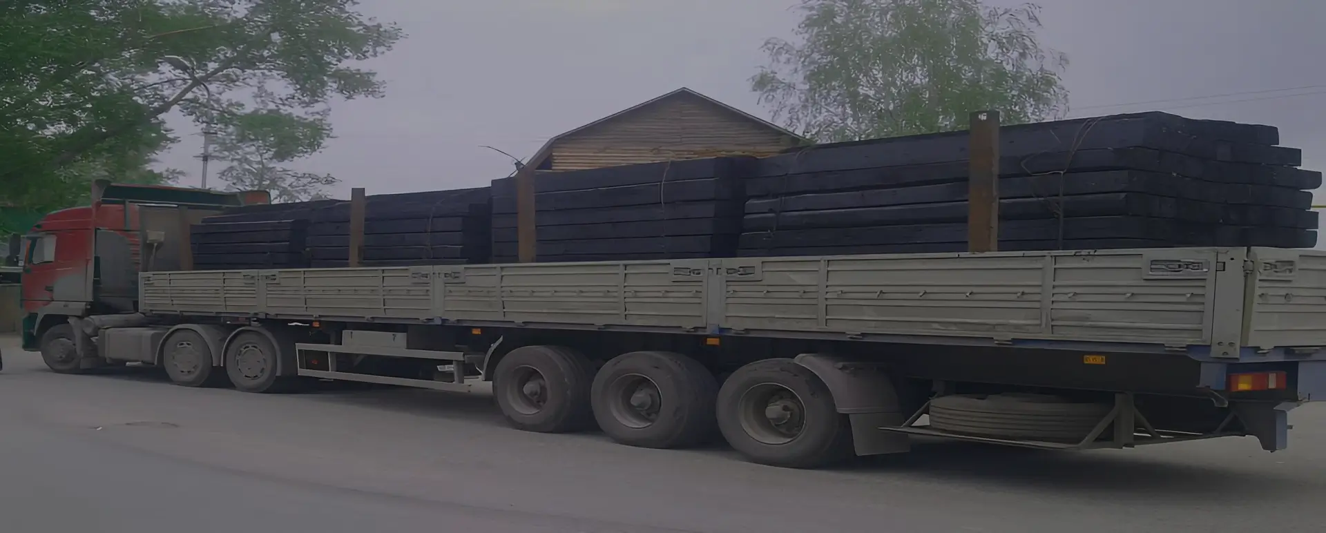 Сервис от транспортной компании по доставке шпал по России из Тамалы автотранспортом